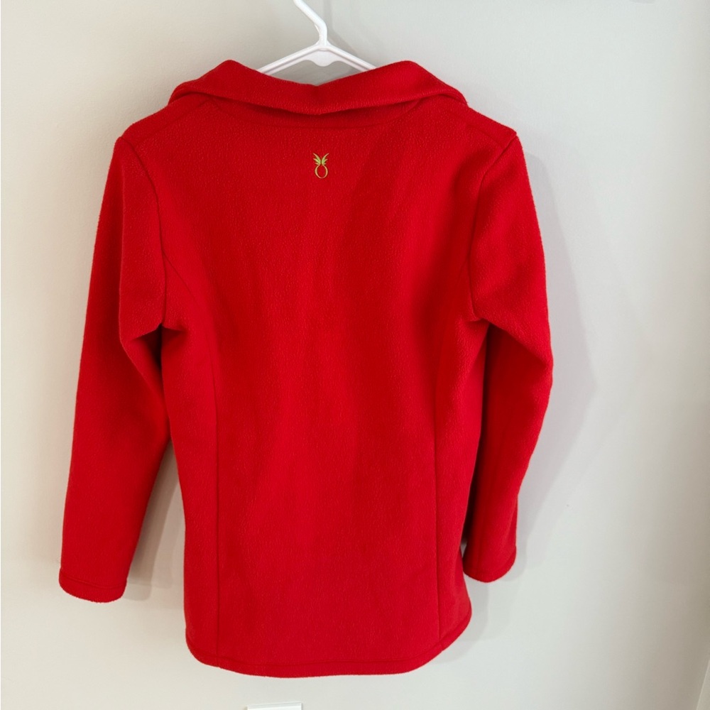Dudley Stephens Vello Fleece Remsen Blazer Jacket - Red - Size Small - Picture 11 of 16